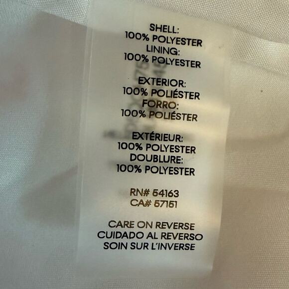 KARL LAGERFELD PARIS Women's V-Neck Sleeveless Dress White Black Sz 10 - Picture 6 of 6